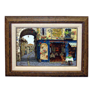 Viktor Shvaiko "L'Orchidee" Signed & Numbered Canvas European Street Scene