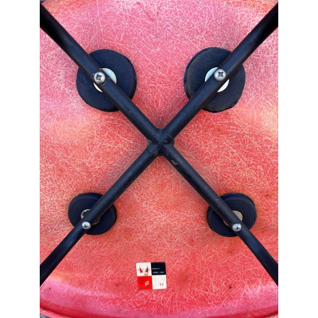 Eames 1st Generation Zenith Label Rope Edge DAX Fiberglass Armchair For Sale - Image 9 of 11