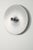 Large Space Age wall sconce that can also be used as a ceiling lamp. Minimal signs of use. Measurements Ø 50 cm; D. 16 cm....
