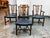 Traditional Georgian Carved Mahogany Dining Chairs, Set of Four For Sale - Image 3 of 12