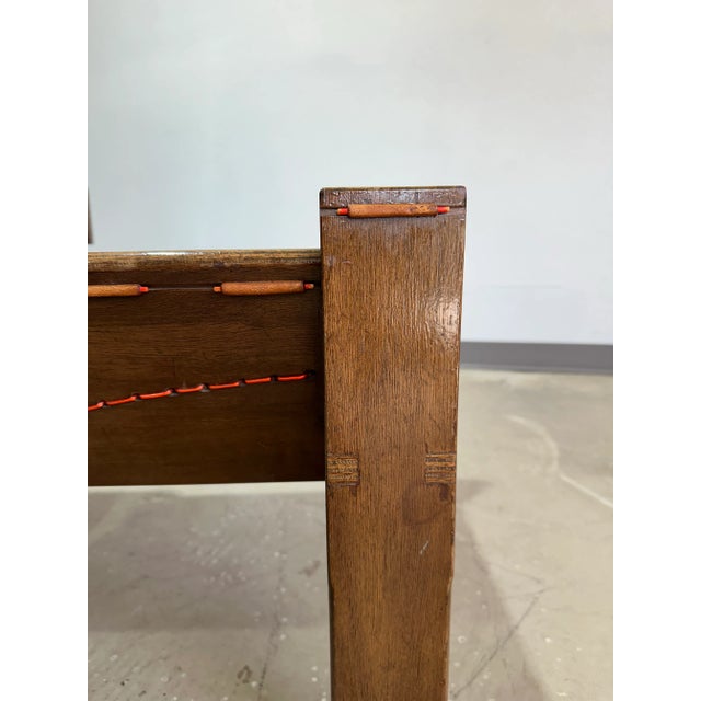 Mid Century Modern South American Plywood and Leather Shelter Chair For Sale - Image 10 of 12