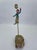 Gold Vintage Ron Lee High Wire Circus Clown Sculpture With Umbrella on Natural Onyx Base, Signed 1984 For Sale - Image 8 of 11