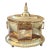 Antique Brass Lidded and Footed Box- Brass Container For Sale