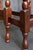 Brown English Sutherland Drop-Leaf Table of Mahogany Upon Turned Bobbin Legs For Sale - Image 8 of 9