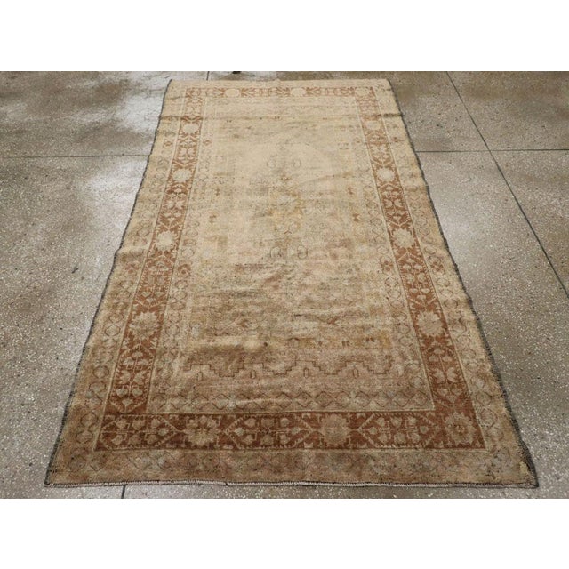 Galerie Shabab Collection Early 20th Century Turkish Oushak Rug For Sale - Image 4 of 10