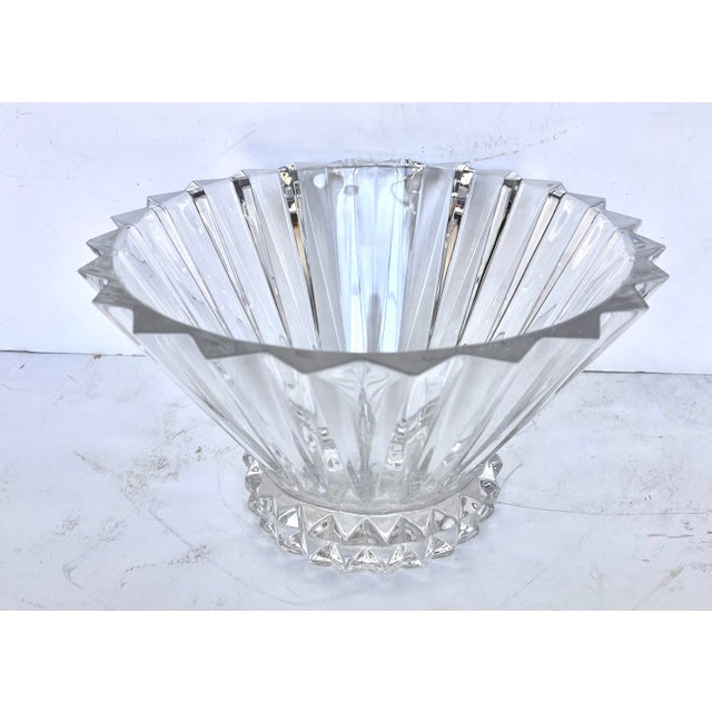 Rosenthal Late 20th Century Rosenthal Cllassic Lead Crystal Fluted Bowl For Sale - Image 4 of 10