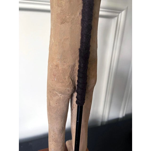 Beige Chinese Stoneware Tomb Figure Han Dynasty For Sale - Image 8 of 13