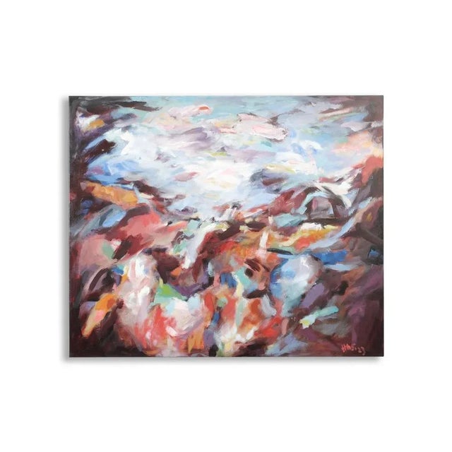 Hans-Henrik Husemann, from Afar, Acrylic on Canvas For Sale - Image 4 of 4