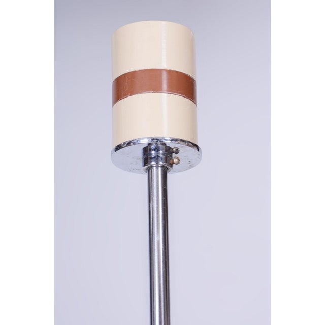 Silver Mid-Century Chandelier in Chromed Steel and Glass from Drukov, Czech, 1970s For Sale - Image 8 of 12