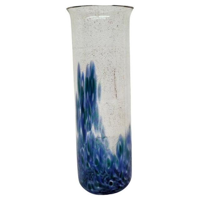 Murano Glass Neverrino Vase attributed to Gae Aulenti for Vistosi, 1970s For Sale - Image 11 of 11