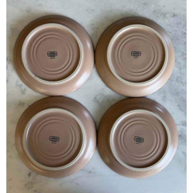 Blue Set of 4 Vintage Noritake Stoneware in Madera Blue Pattern For Sale - Image 8 of 10