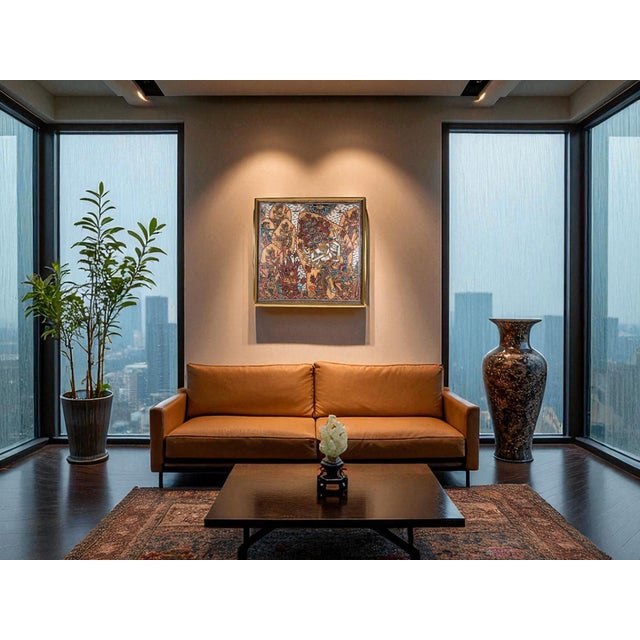 Balinese Kamasan Painting, "Burning of the God of Love, Samaradahan", C. 1940 For Sale - Image 13 of 13