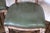 Set of Four Italian Neoclassical Dining Chairs With Green Leather Seats, Circa 1930s For Sale In Los Angeles - Image 6 of 18