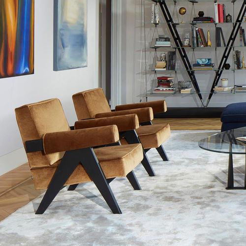 Capitol Complex Armchairs by Pierre Jeanneret for Cassina, Set of 2 For Sale - Image 13 of 15