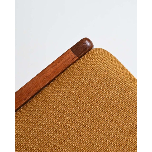 Scandinavian Teak Chairs with Padded Seats, 1960s, Set of 4 For Sale - Image 11 of 12
