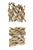 Large Vine Square Grouping - Wall Art Set of 4 For Sale - Image 4 of 9