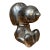 Vintage Silver-Plated Snoopy Peanuts Money Box Can Bank Leonard For Sale