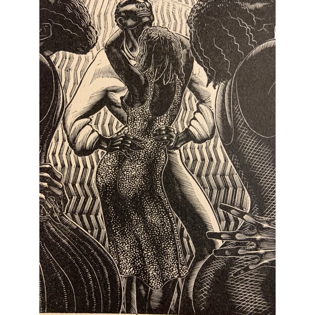 Figurative 1930 Vintage Exotic Figures Prints by Lynd Ward - Set of 2 For Sale - Image 3 of 4