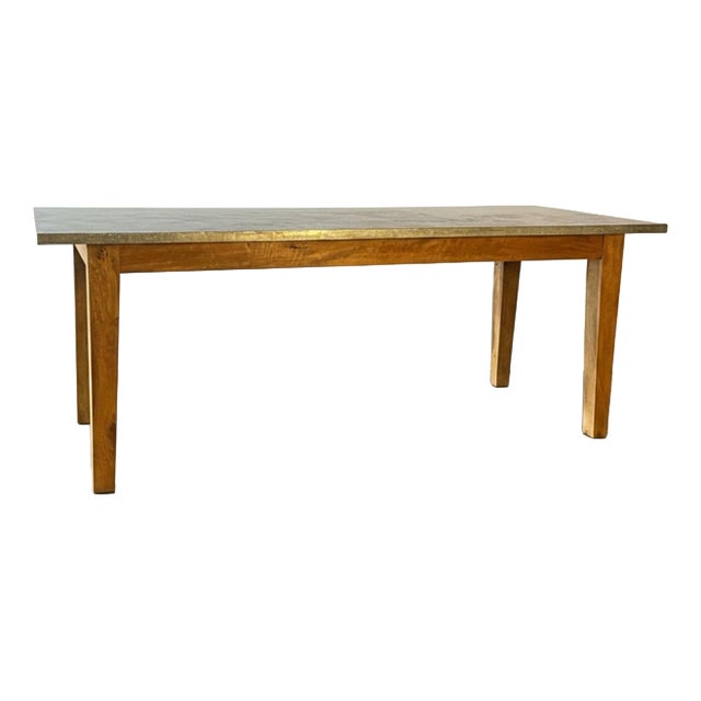Mangowood Table with Zinc Top by House Doctor, Denmark For Sale