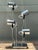 Mid-Century Modern Vintage Van Teal Industrial Chrome Multi-Light Lamp For Sale - Image 3 of 13