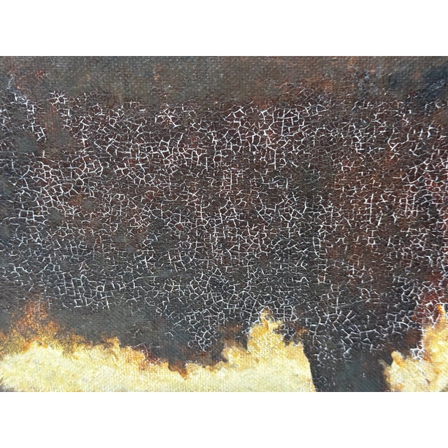 English Hereford Bull Oil Painting in the Manner of William Henry Davis – Framed British Pastoral Cattle Portrait For Sale - Image 14 of 18