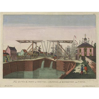 The New Bridge and Arsenal of Kingston, 1770, Paper For Sale