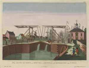 The New Bridge and Arsenal of Kingston, 1770, Paper