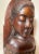 1940s 1940s Hand Carved Balinese Indonesian Bali Lady Bust Wood Carving Sculpture For Sale - Image 5 of 13