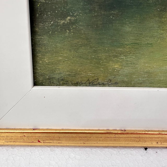Timoteo Pérez Rubio, Green Landscape, 1920s, Oil on Cardboard For Sale - Image 18 of 18