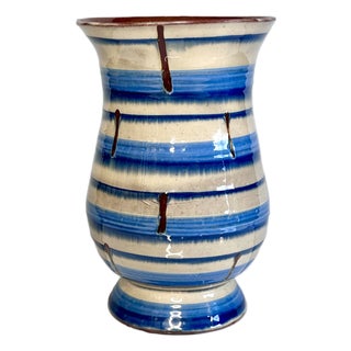 Art Deco Hand-Thrown Ceramic Vase, Germany, 1920s For Sale