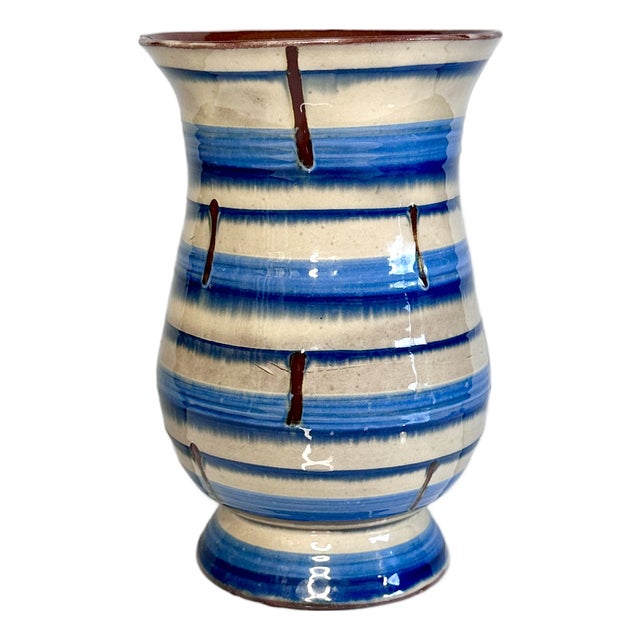Art Deco Hand-Thrown Ceramic Vase, Germany, 1920s For Sale