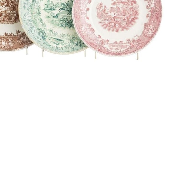 Earthenware Plates from Sacavem, 1800s, Set of 5 For Sale - Image 5 of 6