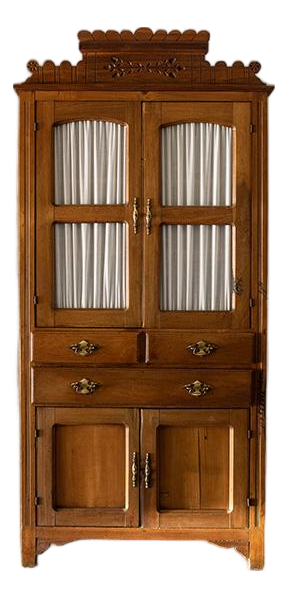 Antique Country Storage Cupboard or Linen Press