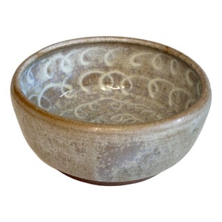 Crystalline Flow Glazed Studio Ceramic Bowl by Helma Klett, Fredelsloh, Germany, 1980s For Sale