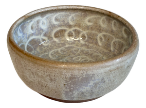 Crystalline Flow Glazed Studio Ceramic Bowl by Helma Klett, Fredelsloh, Germany, 1980s
