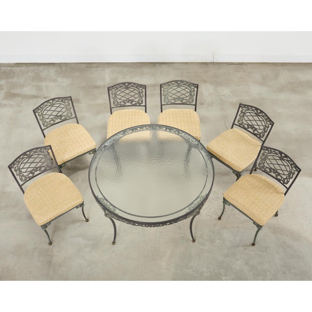 Neoclassical Brown Jordan Elegance Neoclassical Garden Dining Suite For Sale - Image 3 of 12