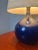 Cobalt Blue Ceramic Bulb Table Lamp | Lotte and Gunnar Bostlund For Sale In Tampa - Image 6 of 10