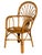 Brown Vintage Rattan Chairs, 1980s, Set of 3 For Sale - Image 8 of 11