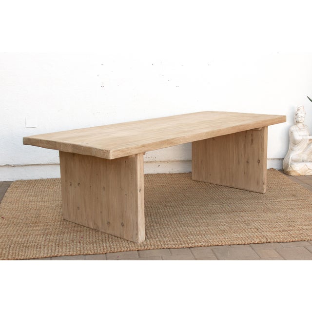 Farmhouse The Nimes, Reclaimed Wood 96" Dining Table For Sale - Image 3 of 15