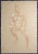 Male Nude from the estate of Florida artist Dr. Ronald Frank Yrabedra (1944-2022). Yrabedra earned his B.A. and M.A. from...