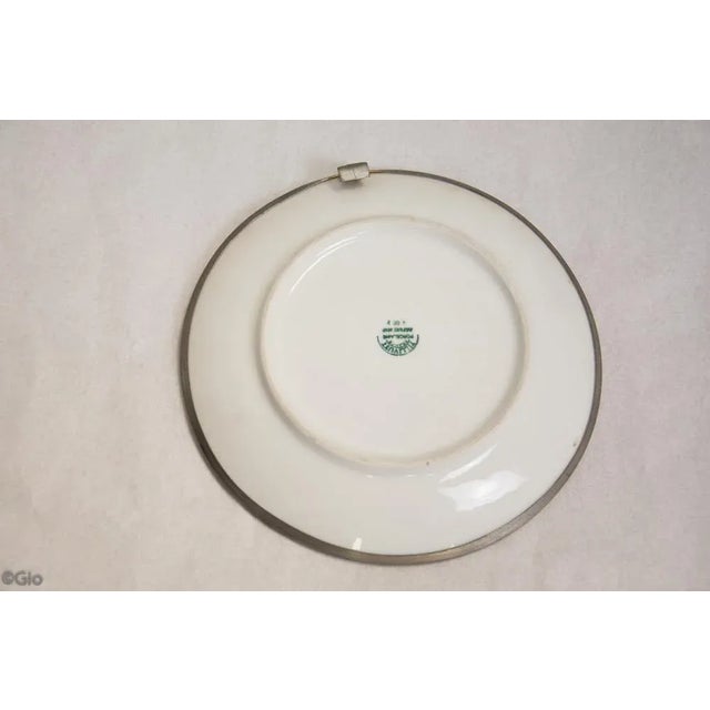 Pillivuyt et Cie Decrotive French Pillivuyt Porcelain Plate For Sale - Image 4 of 6