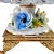Baroque Regency Crystal & Gilded Metal Pedestal Ashtray – Cherub & Porcelain Flowers For Sale - Image 9 of 12