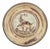 Round Stoneware Dish with Relief of Elephant by Knud Kyhn for Royal Copenhagen, 1970s For Sale