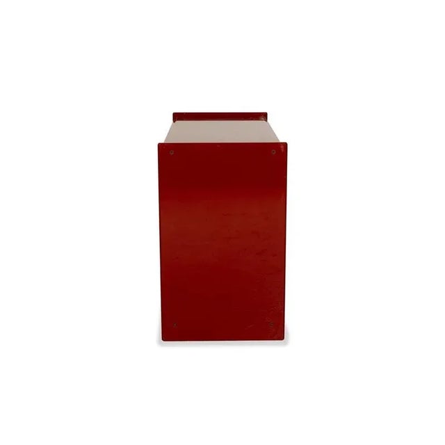 Olinto Wooden Sideboard in Red from B&b Italia / C&b Italia For Sale - Image 11 of 12
