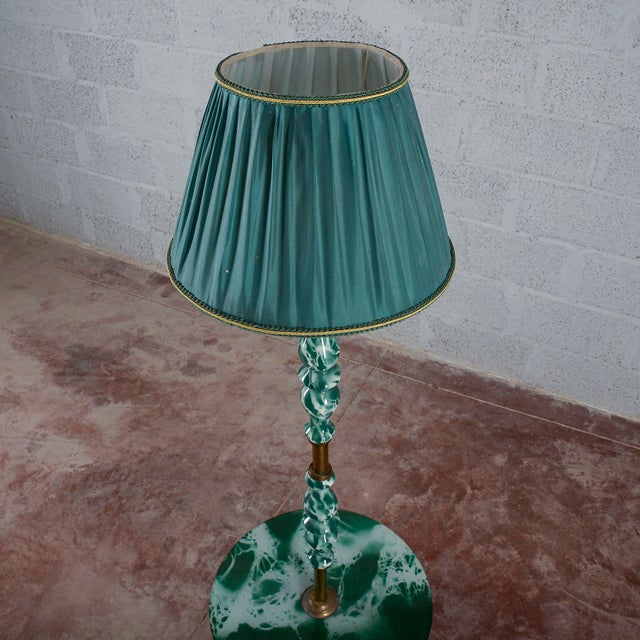 Ceramic and Glass Floor Lamp, 1950s For Sale - Image 17 of 18