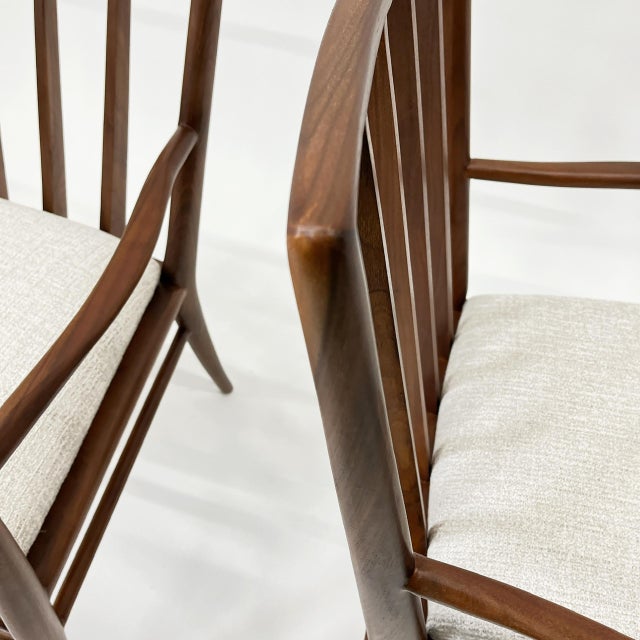 1970s Set of Armchairs in the Style of T. H. Robsjohn-Gibbings, 1960s For Sale - Image 5 of 10