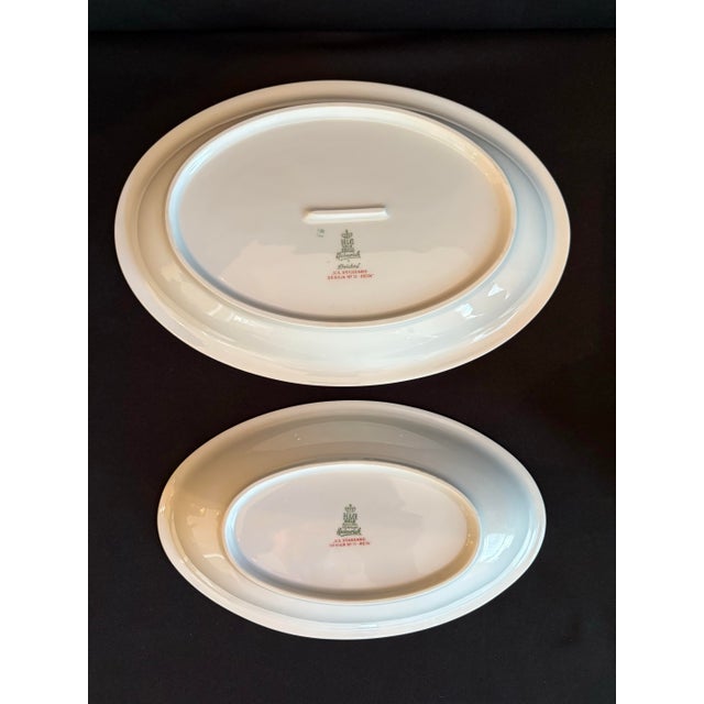 Elegant Late Art Deco to Modern Dishes in the Christine Pattern From Heinrich - Set of 13 For Sale - Image 9 of 12