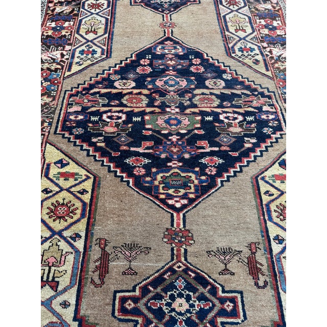 Beige Antique Bidjar Rug, 1890s For Sale - Image 8 of 18
