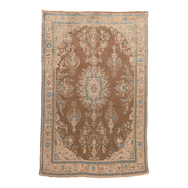 Mid 20th Century Vintage Persian Hamadan Rug - 06'10 X 10'09 For Sale