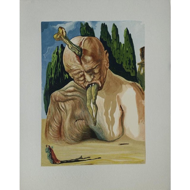 Salvador Dali, The Logician Devil, Woodcut For Sale - Image 6 of 6